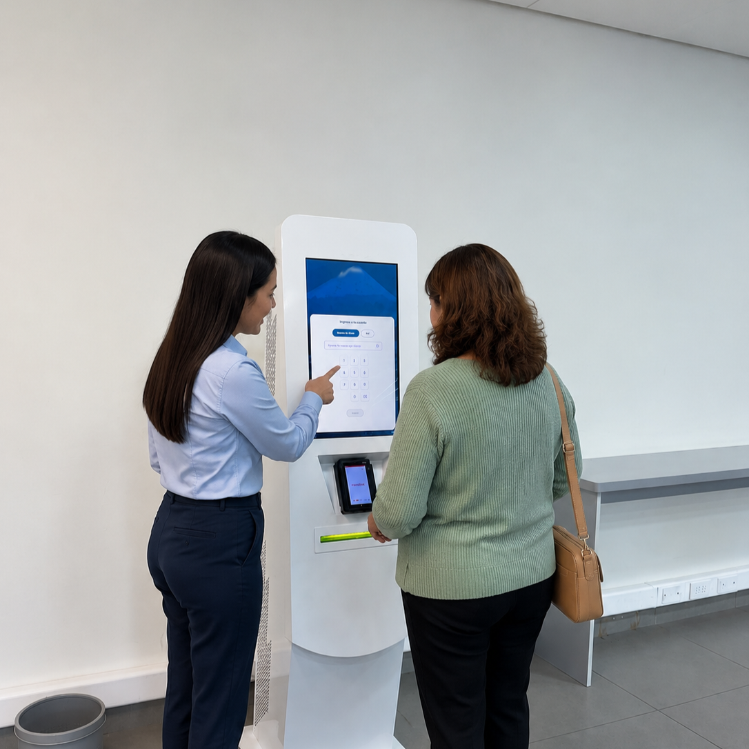 Frontel habilita tótems de autoatención en sus principales oficinas comerciales